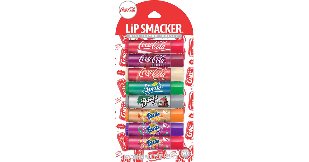 Amazon：Lip Smacker Coca-Cola Party Pack Lip Glosses只賣$7