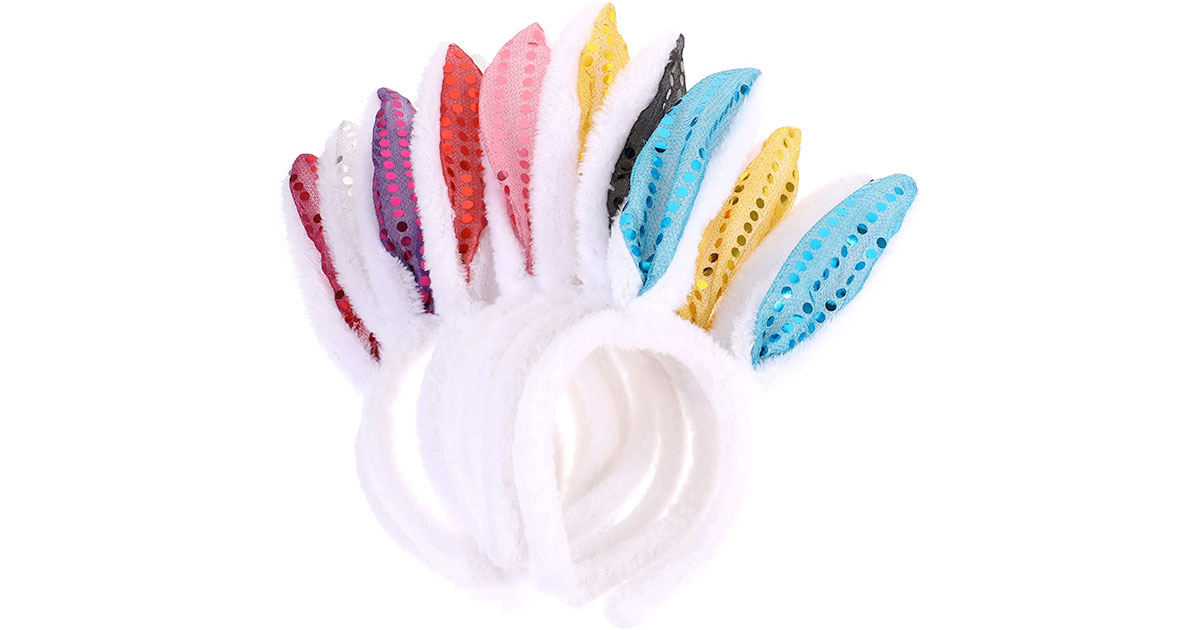 Amazon：Bunny Ears Headband (8 pcs)只賣$7.99