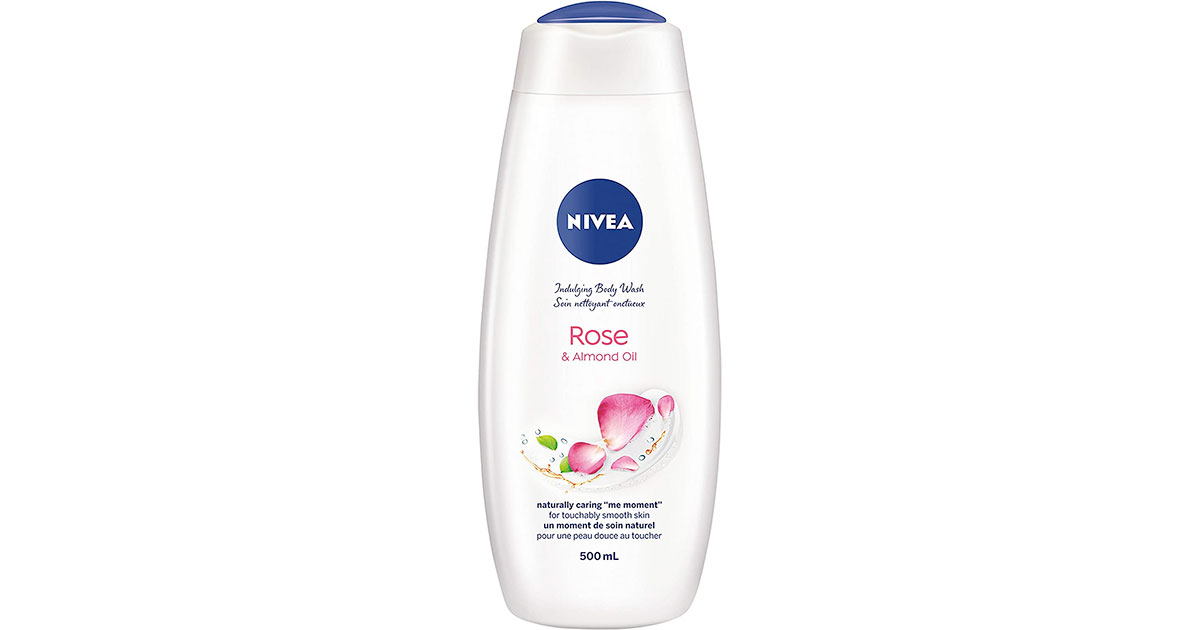 Amazon：NIVEA Rose and Almond Oil Body Wash(500ml)只賣$3.88