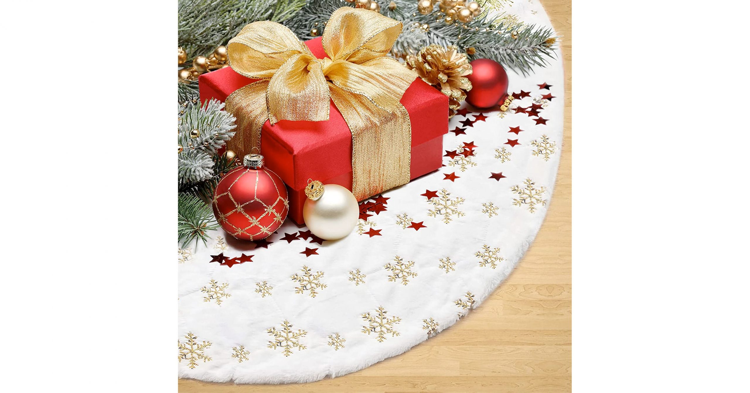 Amazon：48 Inches Christmas Tree Skirt只卖$9.99