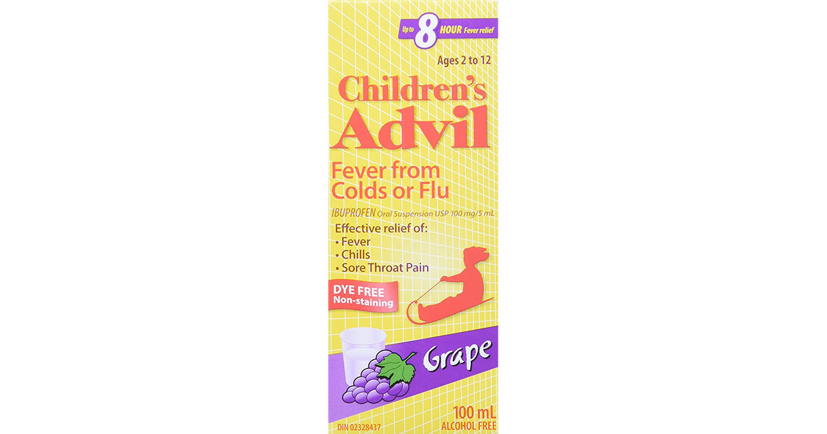 Amazon：Children’s Advil Pain and Fever Relief Oral Suspension (100ml)只賣$8.99