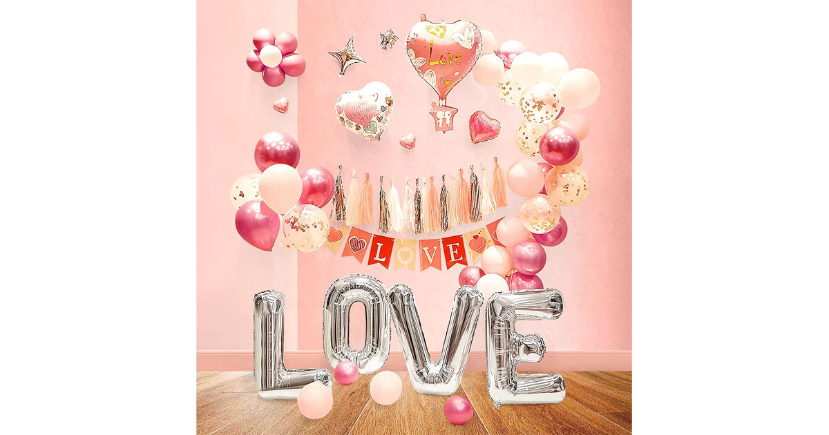 Amazon：Valentines Day Decorations (40 pcs)只賣$5.99