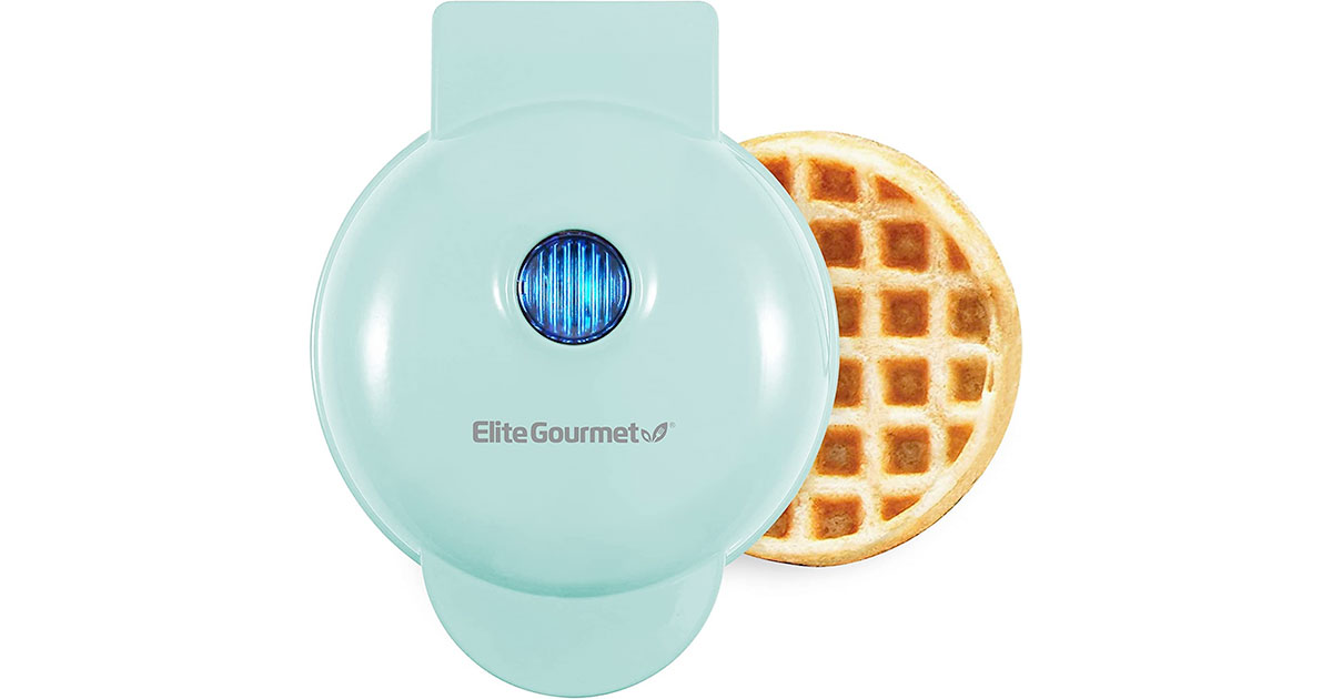 Amazon：Mini Waffle Maker只賣$14.71
