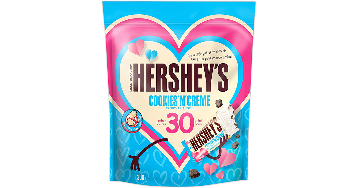 Amazon：HERSHEY’S Cookies N’ Creme (300g)只卖$7.99