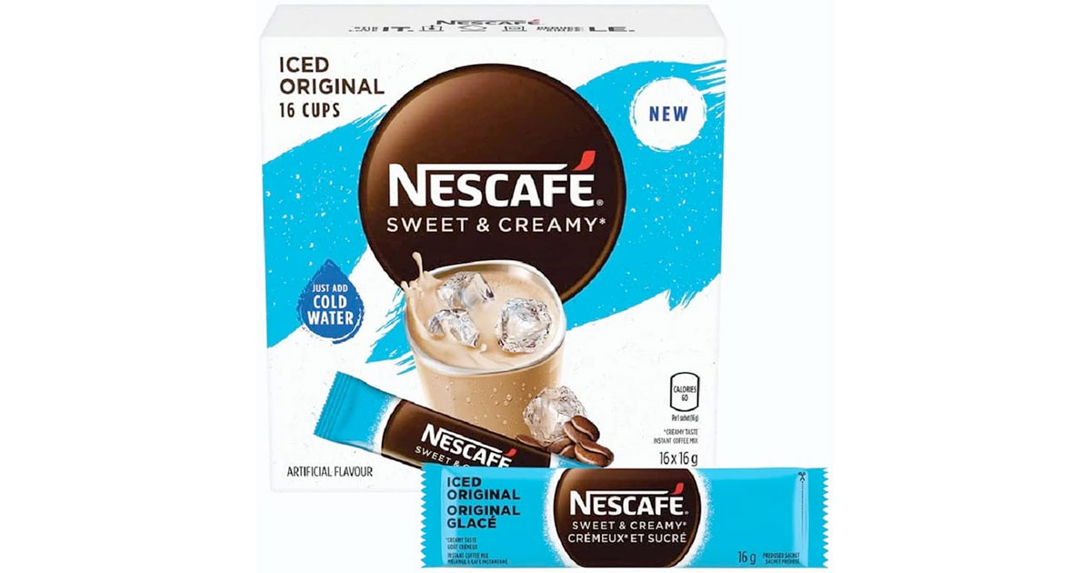 Amazon：Nescafé Sweet & Creamy Iced Original Instant Coffee Mix (16 x 16g)只賣$4.99