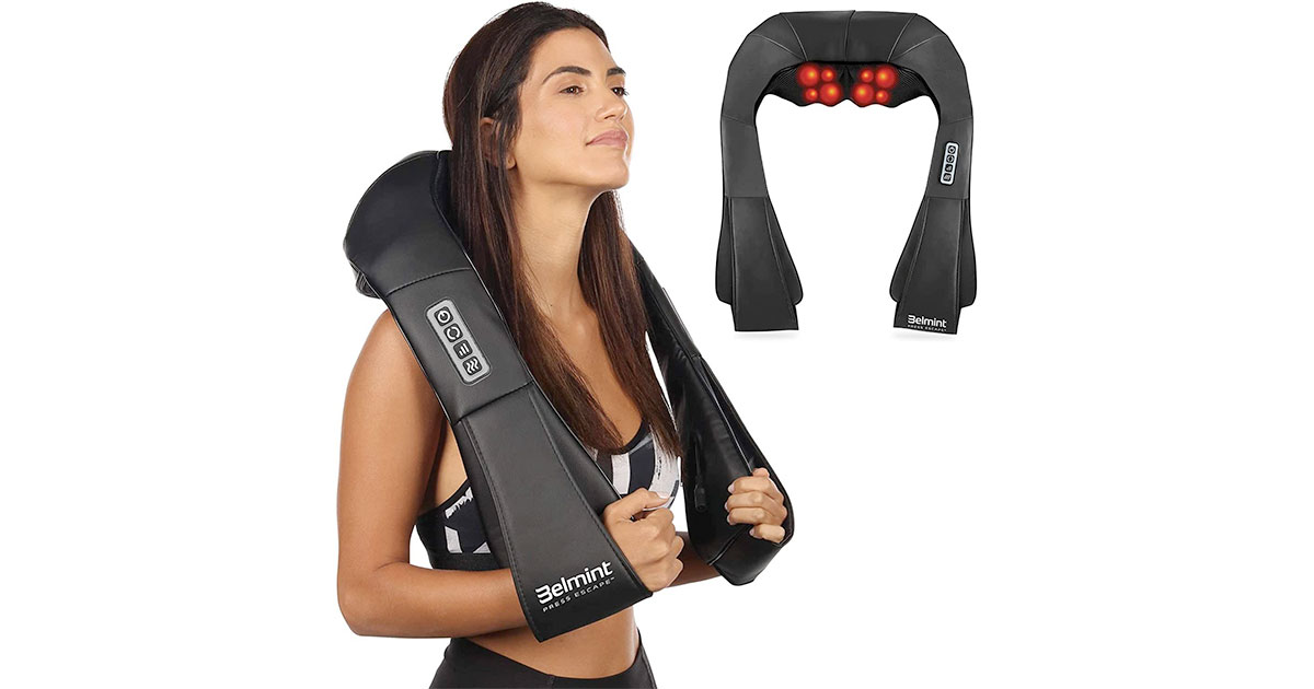 Amazon：Neck Massager with Heat只賣$29.99