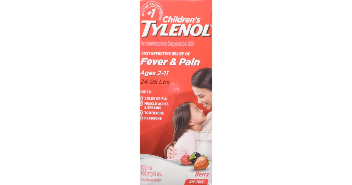 Amazon：Tylenol Children’s Liquid for Fever and Pain Relief (Berry Flavour, 100ml)只賣$8.47