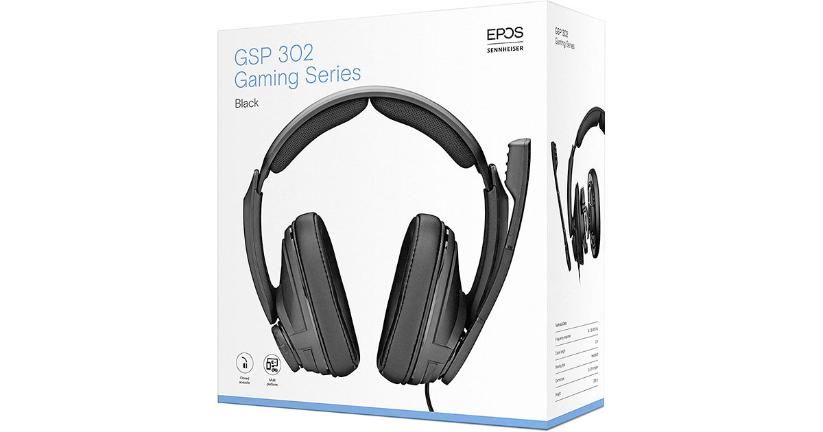 Amazon：Sennheiser GSP 302 Closed Back Gaming Headset只賣$49.99