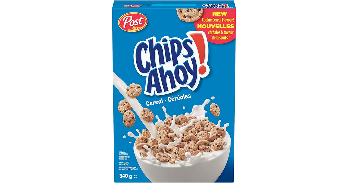 Amazon：Chips Ahoy! Cereal (340g)只賣$2.99