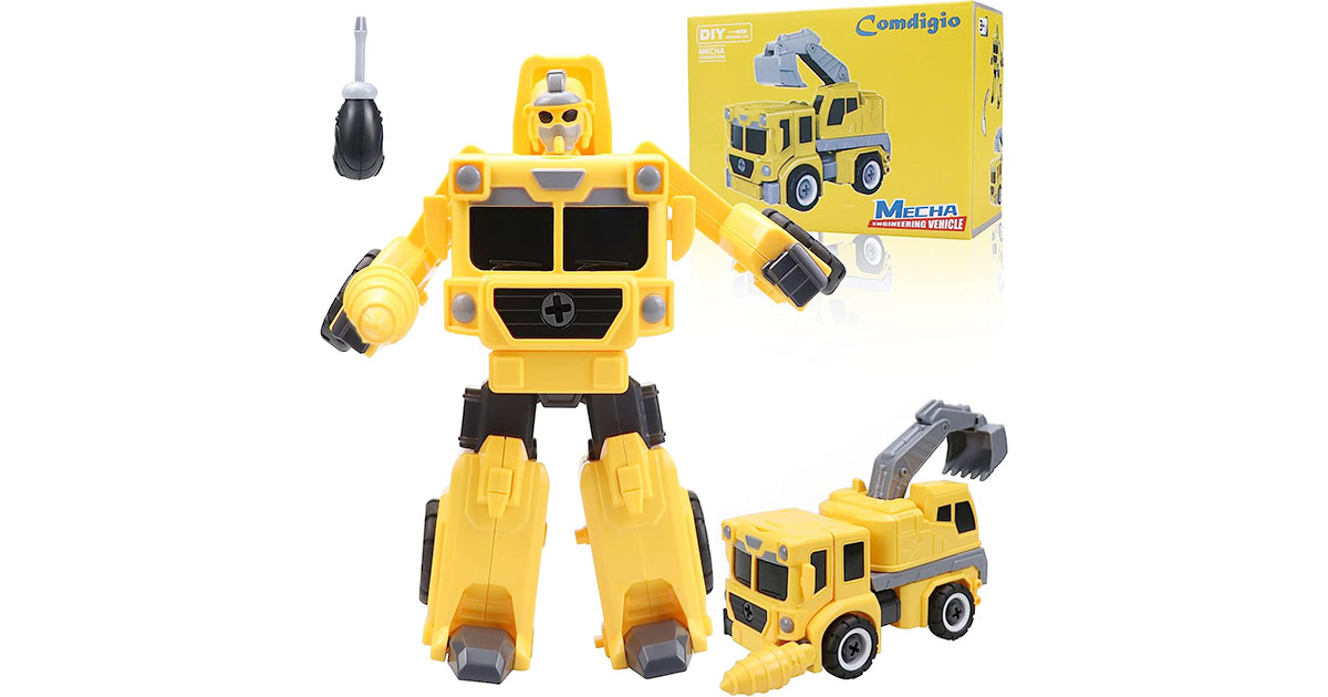 Amazon：Transform Robot Kids Toys只賣$7.99