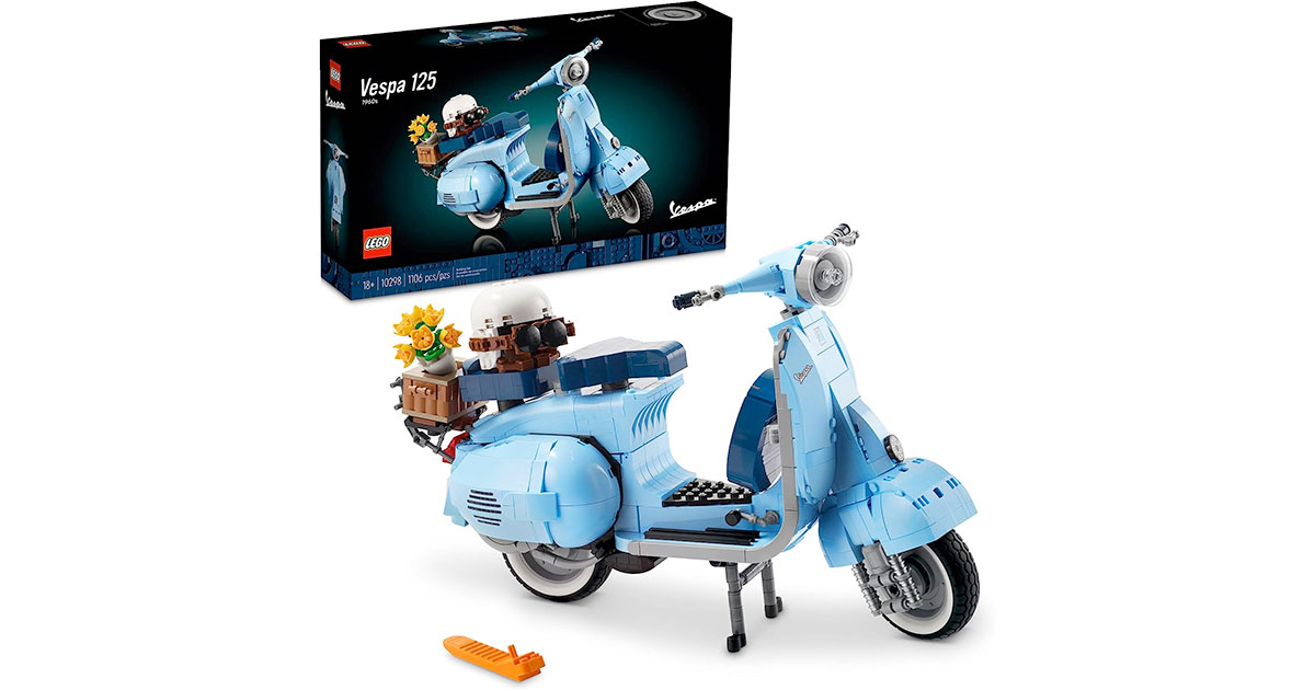 Amazon：LEGO Vespa 125 10298 Model Building Kit (1106 pcs)只賣$114.99