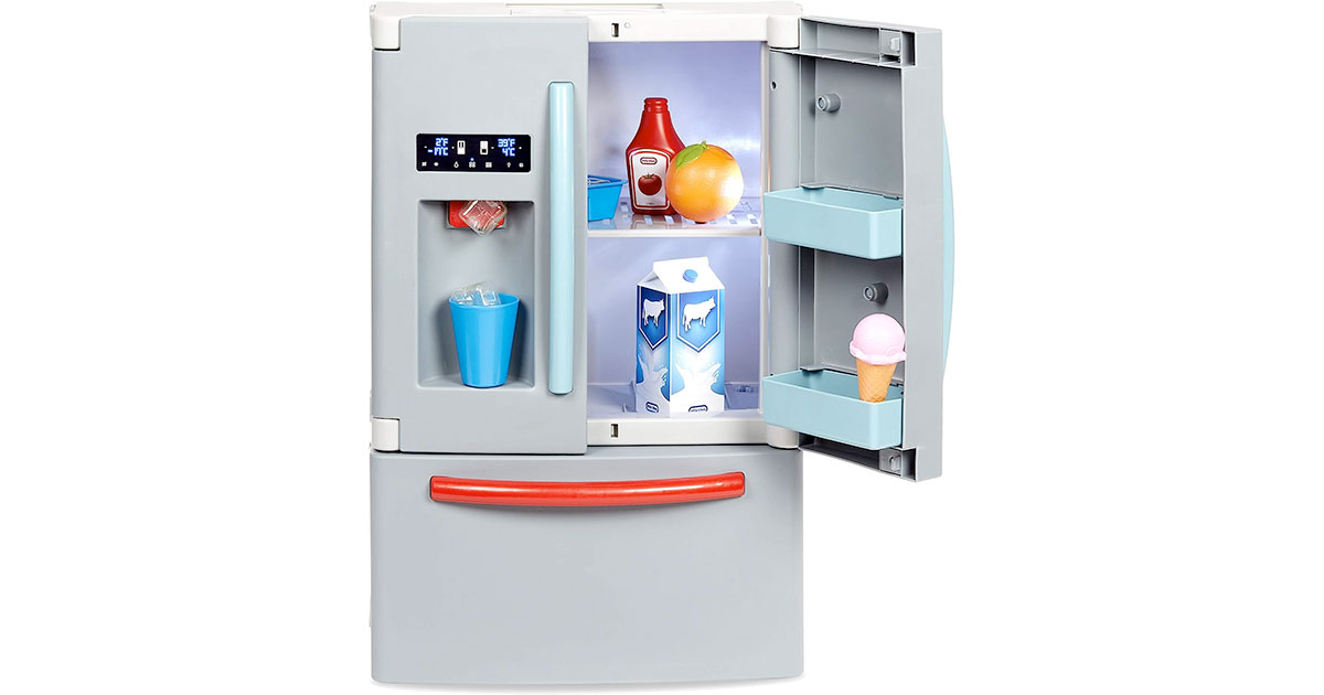 Amazon：Little Tikes First Fridge Refrigerator with Ice Dispenser Pretend Play只賣$41.99
