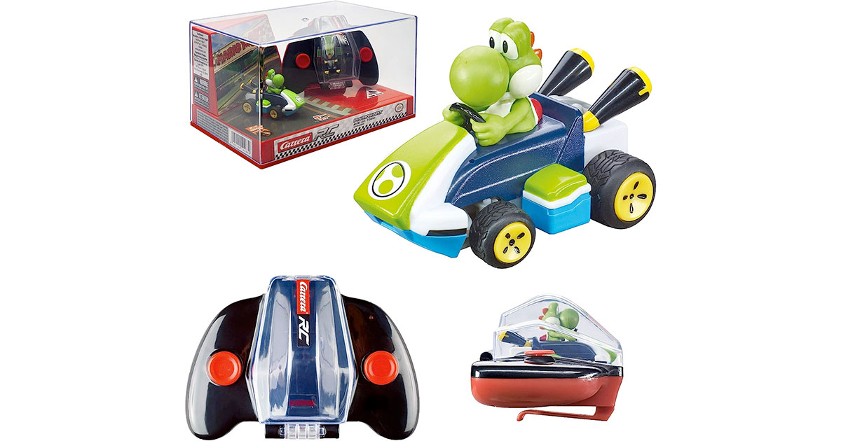Amazon：Nintendo Mario Kart Yoshi 2.4 GHz Mini Collectible Radio Remote Control Toy Car只賣$29.97