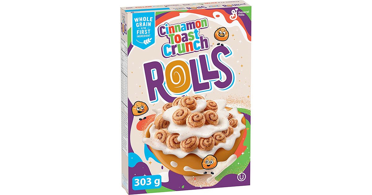 Amazon：Cinnamon Toast Crunch Rolls Cereal (303g)只賣$2.85