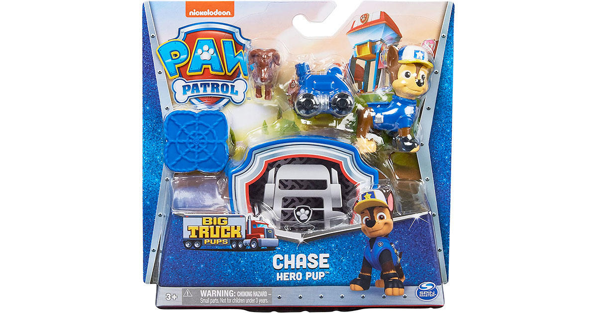 Amazon：PAW Patrol, Big Truck Pups Chase Action Figure with Clip-on Rescue Drone只賣$8.10