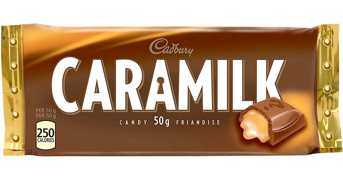 Amazon：Cadbury Caramilk Chocolate (50g)只賣$0.88