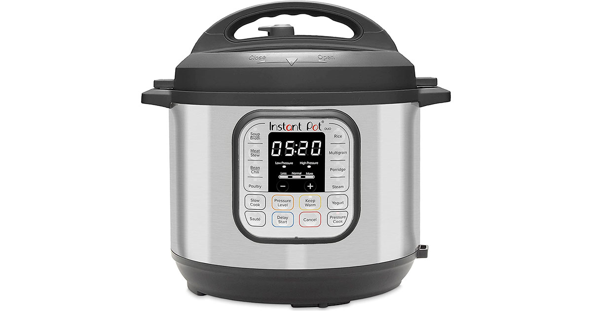 Amazon：Instant Pot Duo 7-in-1 6QT Electric Pressure Cooker只賣$99.98