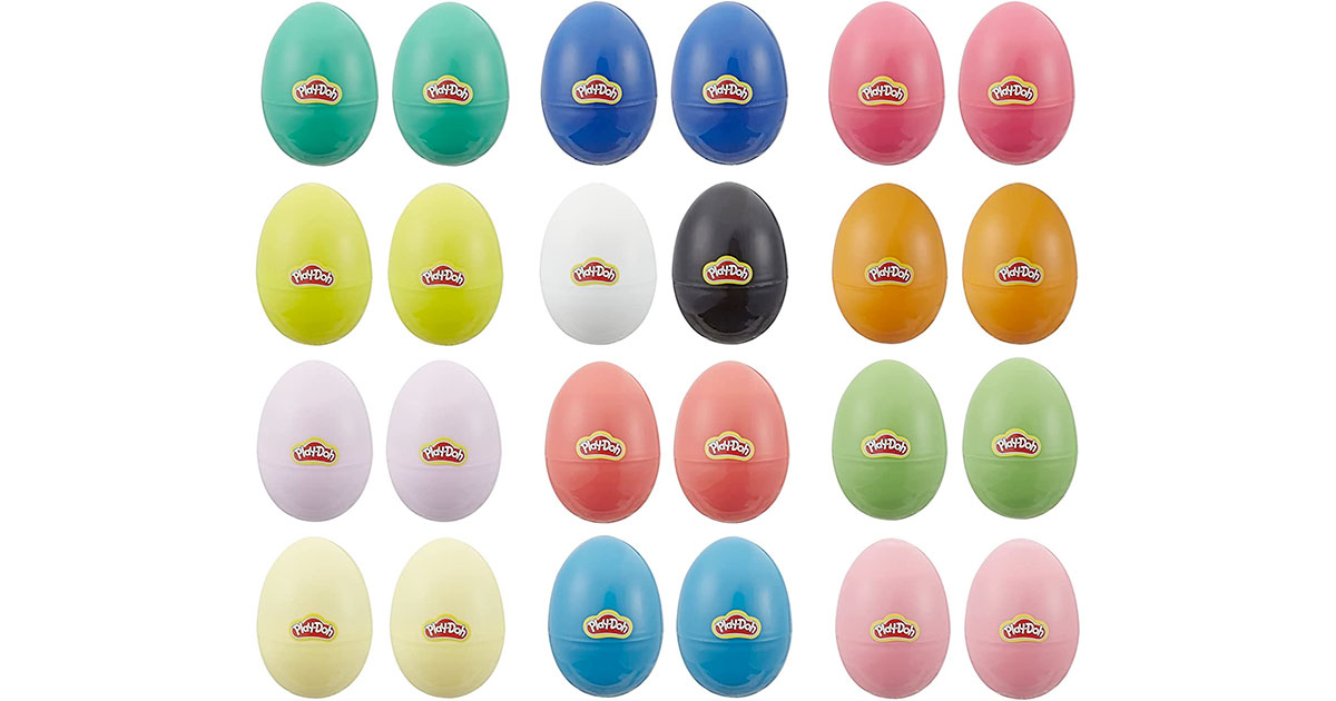 Amazon：Play-Doh Eggs 24-Pack of Non-Toxic Modeling Compound只賣$23.60