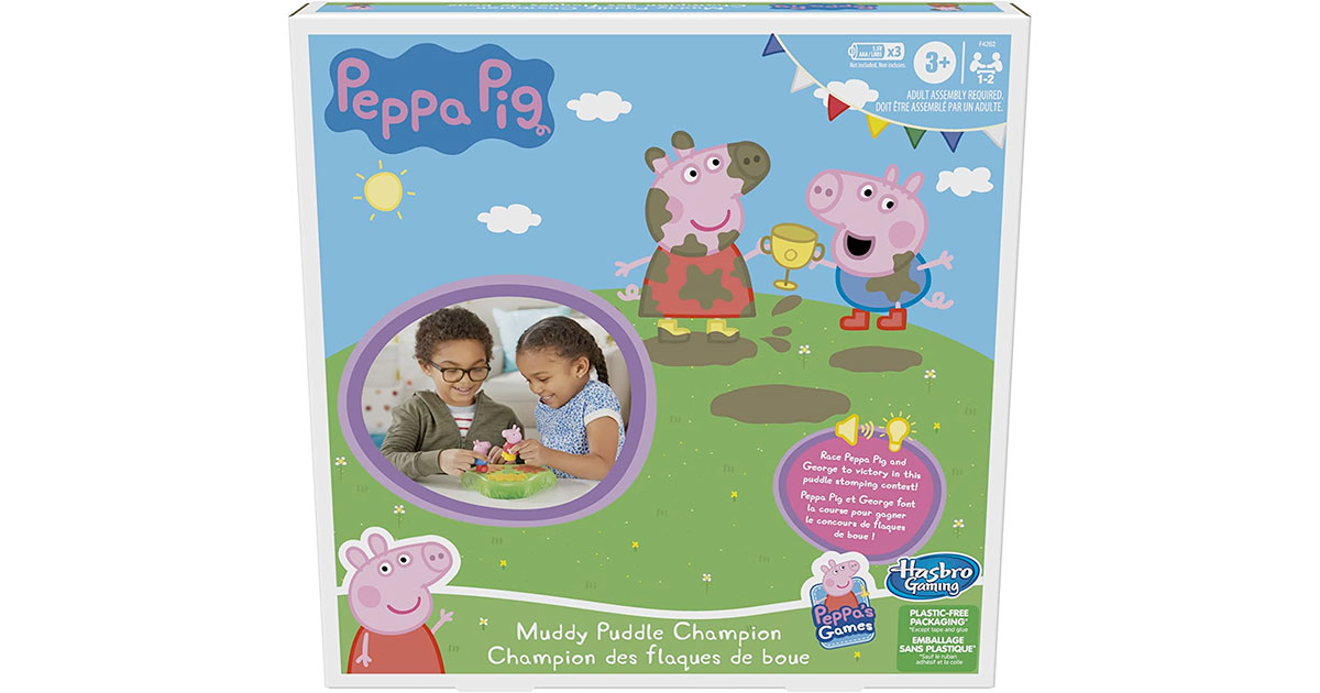 Amazon：Peppa Pig Muddy Puddle Champion Board Game只賣$18.49