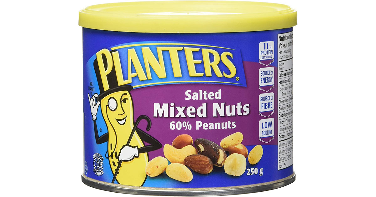 Amazon：Planters Mixed Nuts (250g)只賣$2.77