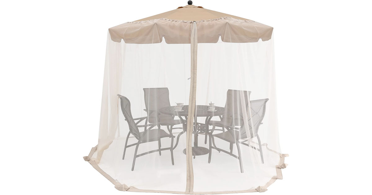 Amazon：Patio Umbrella Netting Adjustable Mosquito Net只賣$39.94