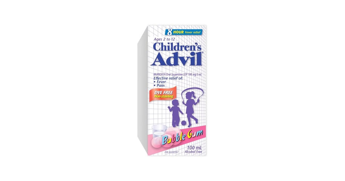 Amazon：Children’s Advil Oral Suspension (100ml)只賣$6.99