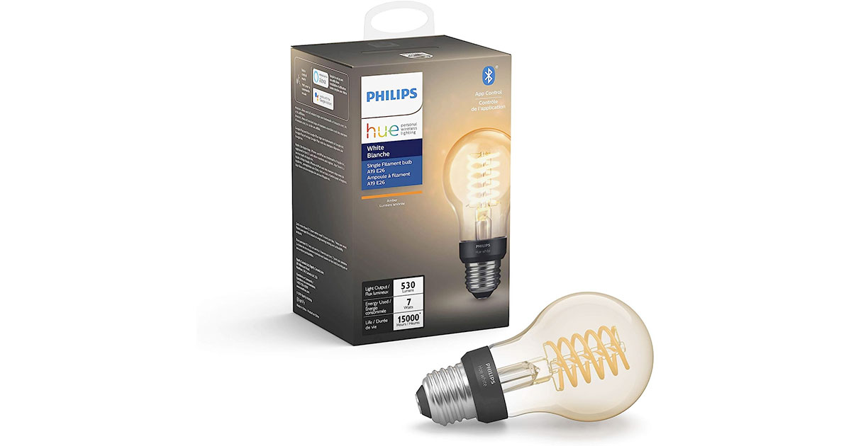 Amazon：Philips Hue White A19 LED Smart Bulb只賣$19.99
