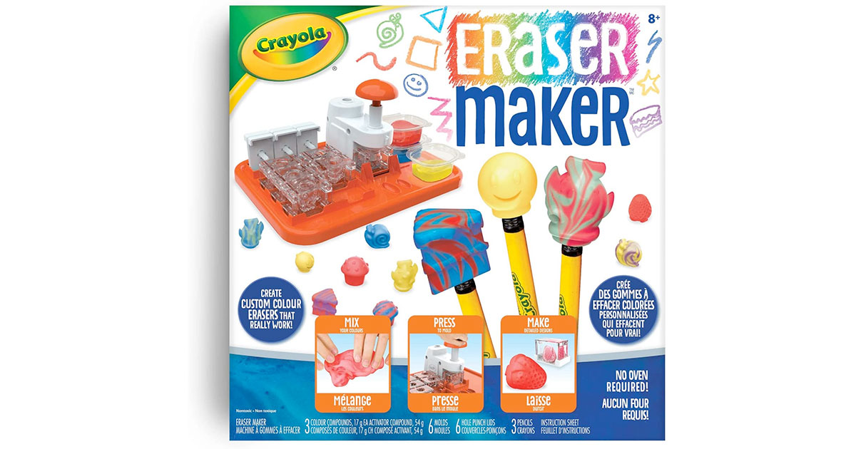 Amazon：Crayola Eraser Maker只賣$24.13