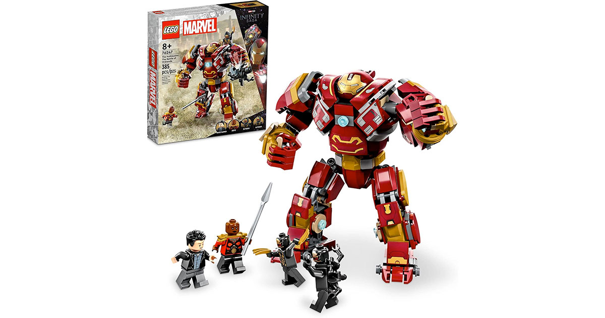 Amazon：LEGO Marvel The Hulkbuster: The Battle of Wakanda 76247 (385 pcs)只賣$56.07