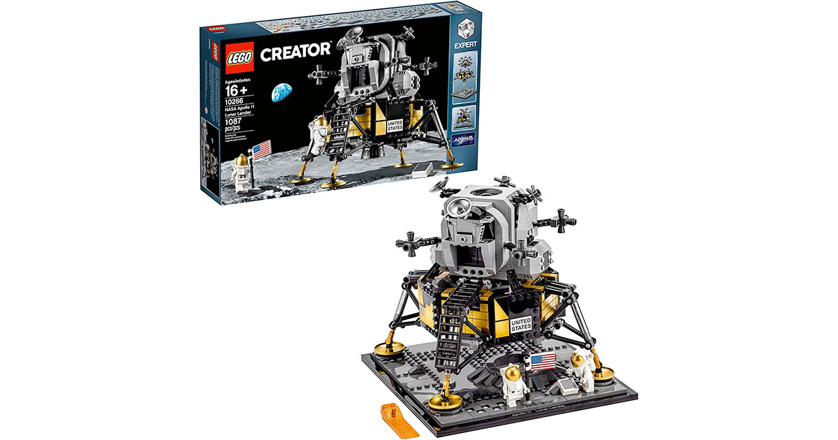 Amazon：LEGO Creator Expert NASA Apollo 11 Lunar Lander 10266 (1087 pcs)只賣$99.99