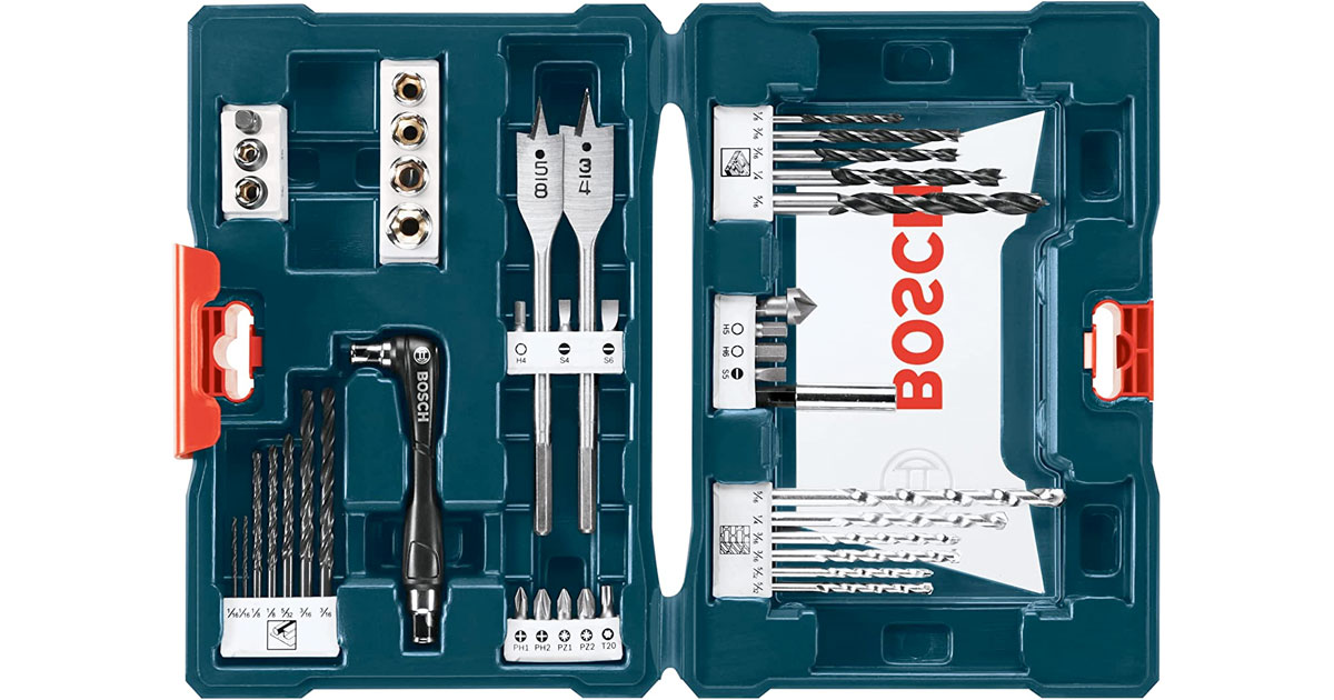Amazon：Bosch MS4041 41-Piece Drill and Drive Bit Set只卖$19.99