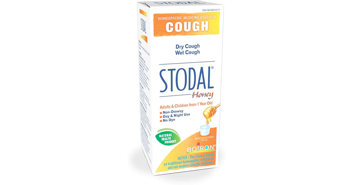 Amazon：Boiron Stodal Adult Honey Cough Syrup (200ml)只賣$3