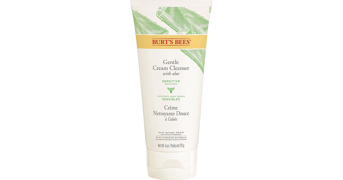 Amazon：Burt’s Bees Sensitive Facial Cream Cleanser (170g, 1 Count)只賣$8.80
