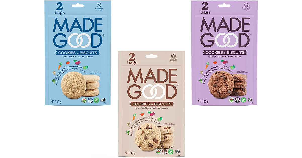 Amazon：MadeGood Crunchy Cookies Variety Pack (6 Pouches)只賣$17.94