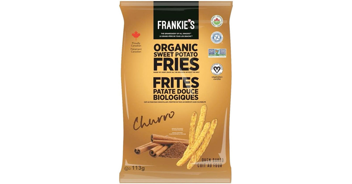 Amazon：Frankie’s Organic Baked Chips and Snacks (113g)只賣$1.50