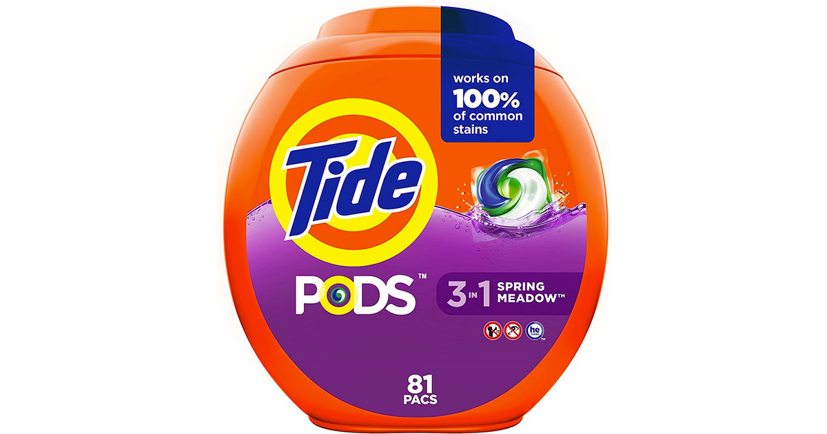 Amazon：Tide PODS (81 Count)只卖$17.98