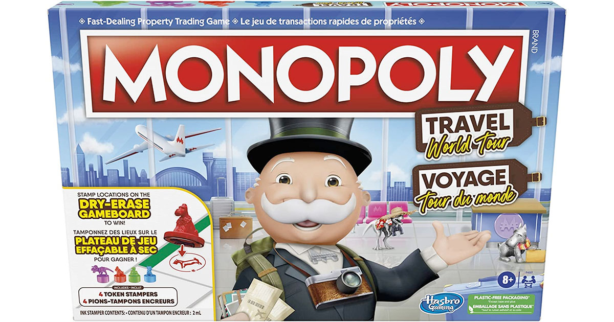 Amazon：Monopoly Travel World Tour只卖$9