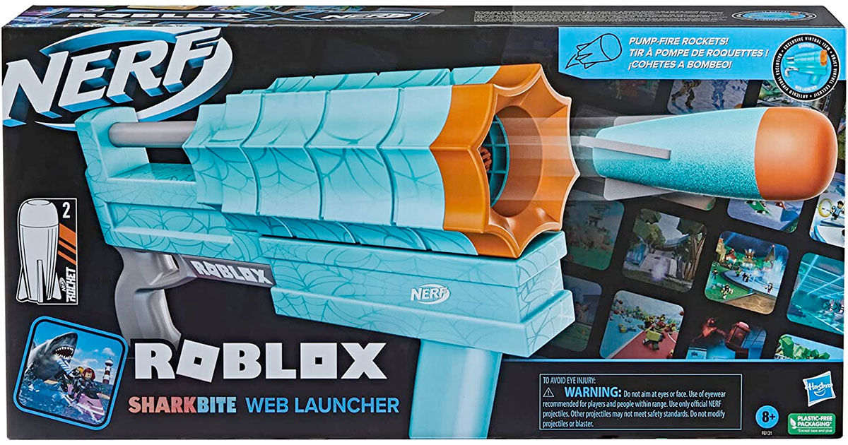 Amazon：Nerf Roblox Sharkbite: Web Launcher只卖$19