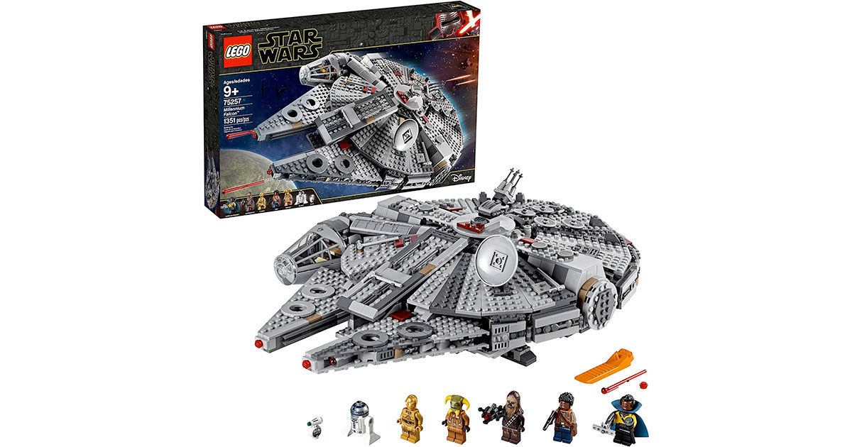 Amazon：LEGO Star Wars Millennium Falcon 75257 (1351 pcs)只卖$167.98