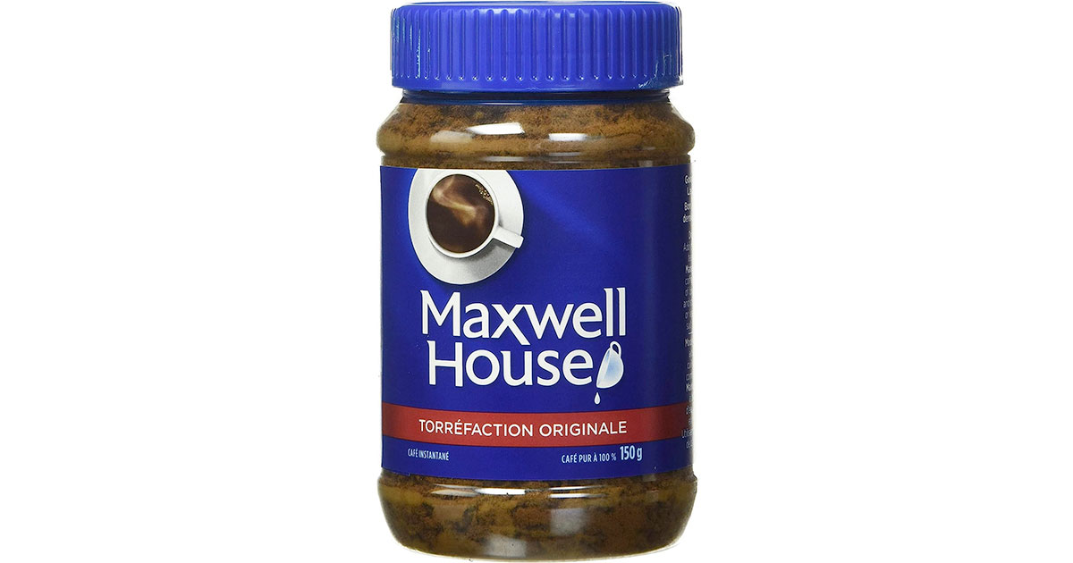 Amazon:Maxwell House Original Roast Instant Coffee (150g)只賣$5