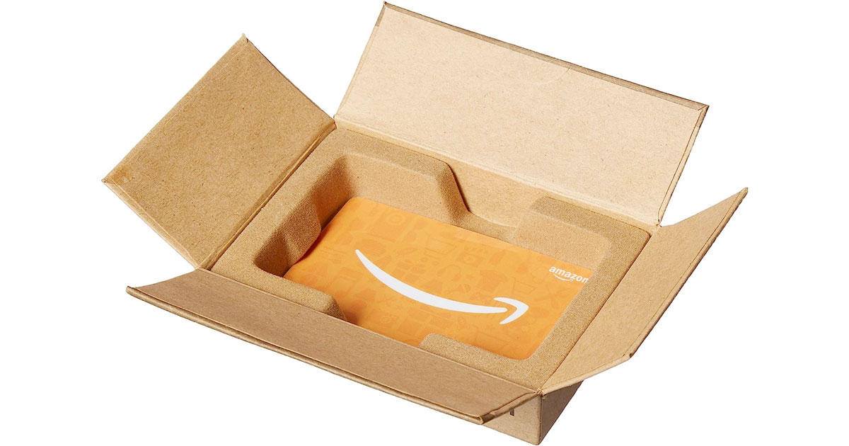 Amazon $25 Gift Card (附Mini Amazon Shipping Box)