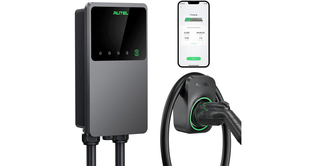 Amazon：Autel MaxiCharger Home Electric Vehicle (EV) Charger只賣$599.20