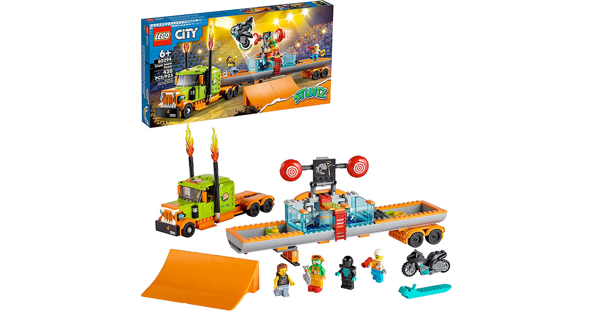 Amazon：LEGO City Stunt Show Truck 60294 (420 pcs)只賣$59