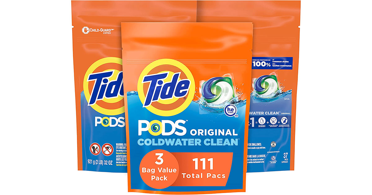 Amazon：Tide PODS (111 Count)只賣$23.09(只限Amazon Prime會員)