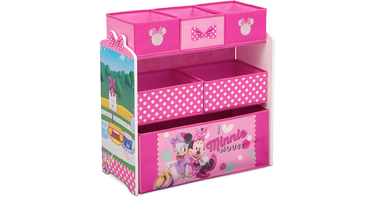 Amazon：Disney Minnie Mouse 6 Bin Toy Storage Organizer只賣$39.97