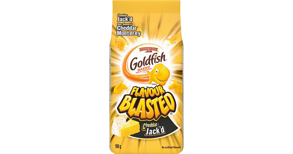 Amazon：Goldfish Cheddar Crackers (180g)只賣$1.77