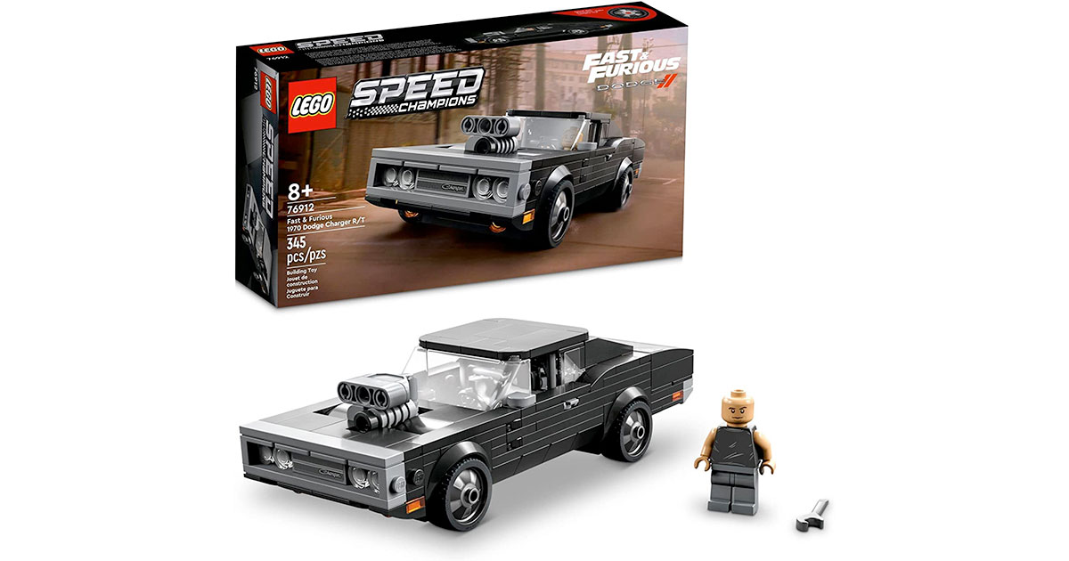 Amazon：LEGO Speed Champions Fast & Furious 1970 Dodge Charger R/T 76912 (345 pcs)只賣$14.86