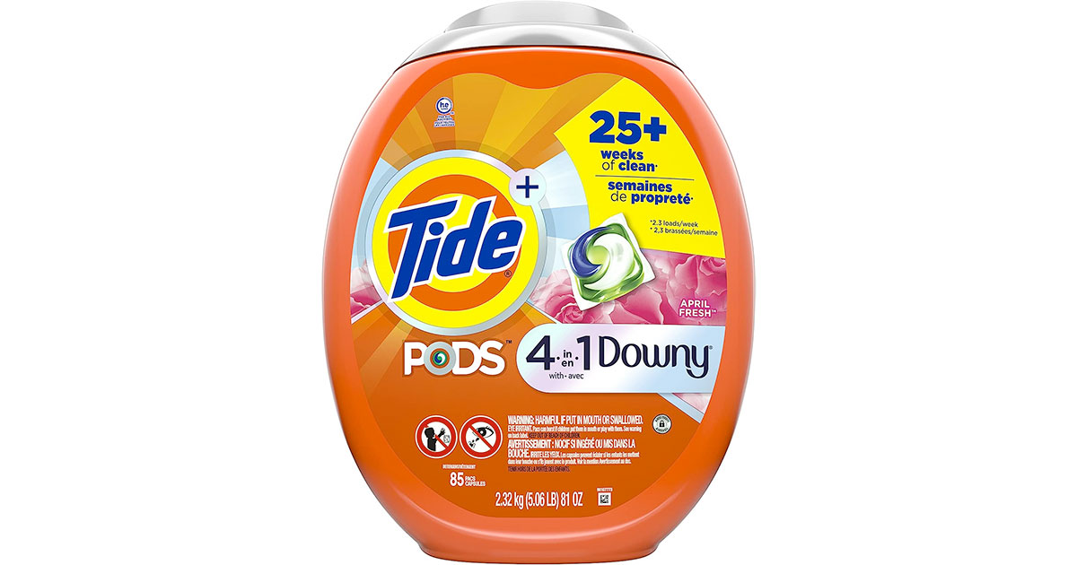 Amazon：Tide PODS with Downy (85 Count)只賣$20.57