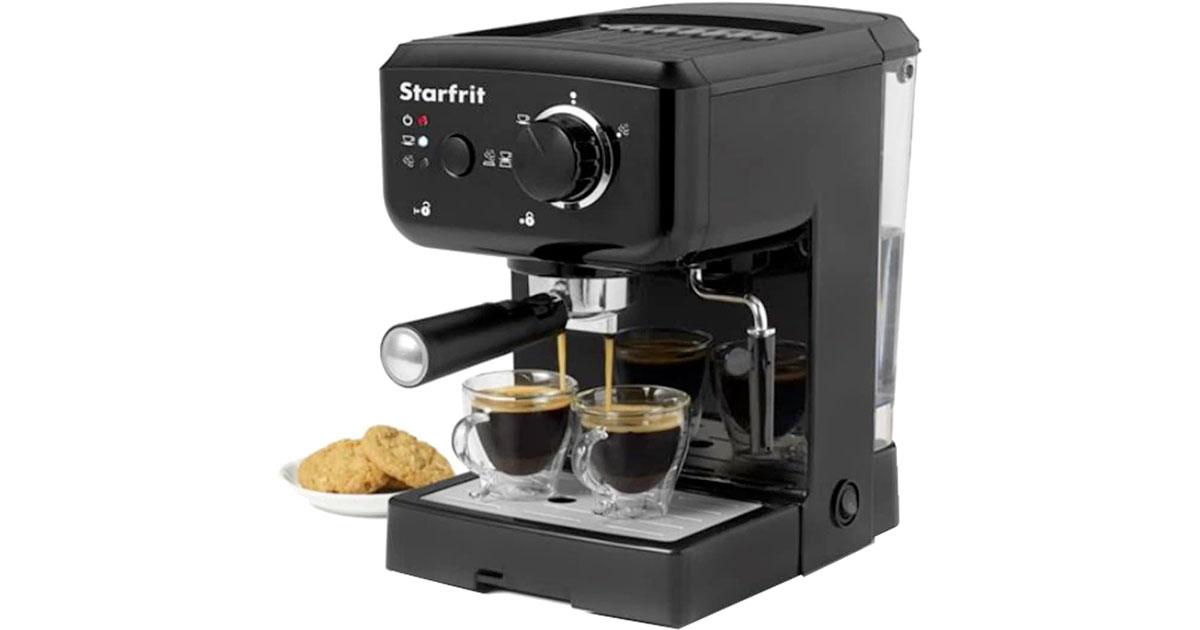Amazon：Starfrit Espresso & Cappuccino Coffee Machine只卖$79.97