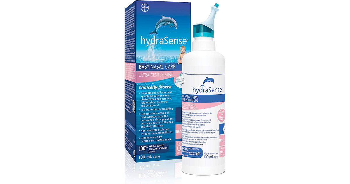 Amazon：HydraSense Ultra-Gentle Mist Nasal Spray (100ml)只賣$8.99